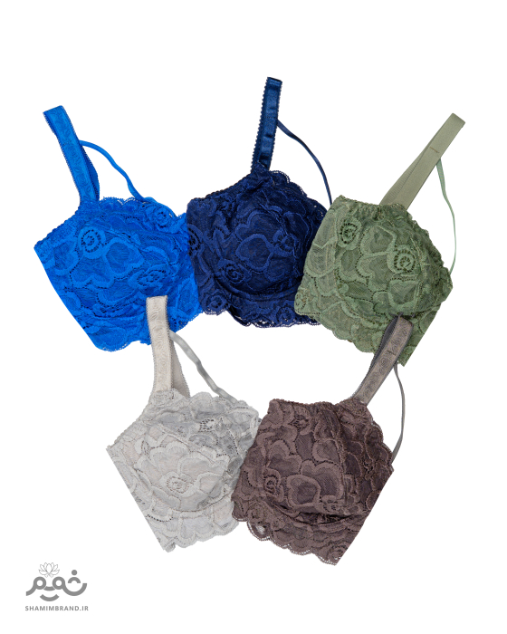 سوتین هارنسی فنردار گل رز(2090)