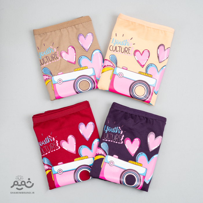 شورت پشت چاپ کش باریک(101)