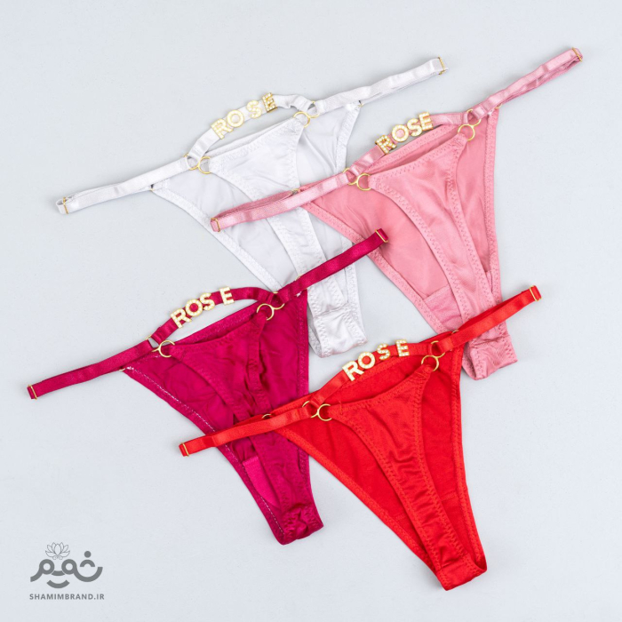 شورت فانتزی ویسکوز برند Rose