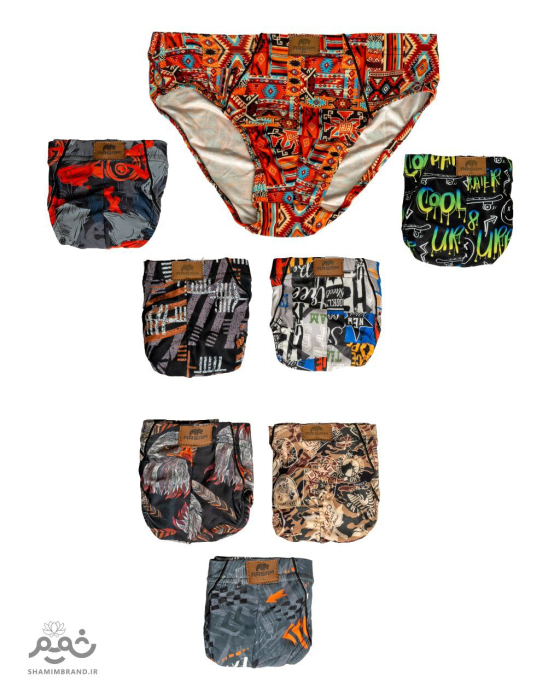 شورت کولسی نیم پا و اسلیپ (پک 4 عددی)